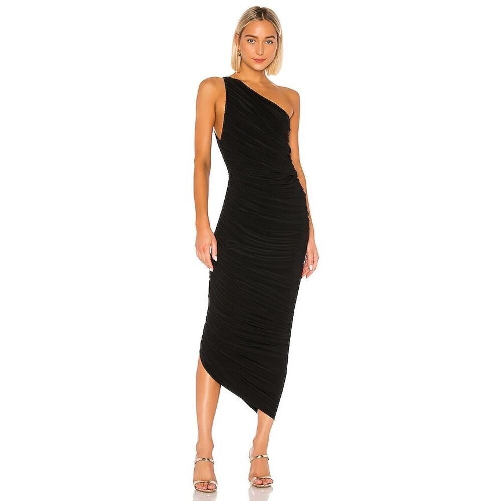 Norma Kamali Diana Gown in Black XS